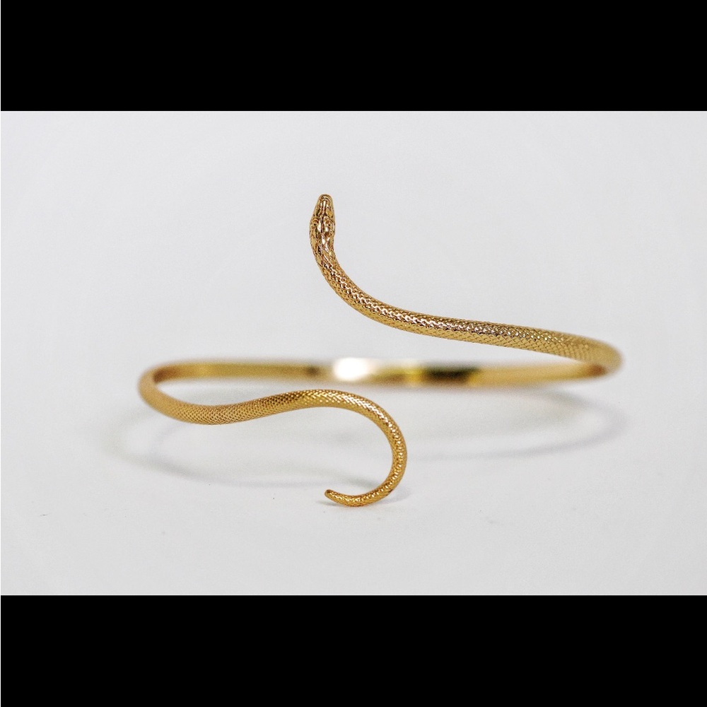 Gold Plated Snake Choker